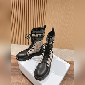 【Piri】 Новые легкие ботинки с вышивкой от Dior Элегантные ботинк