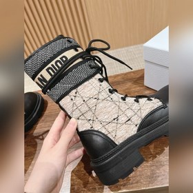 【Piri】 Новые легкие ботинки с вышивкой от Dior Элегантные ботинк