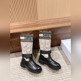【Маури】 Длинные сапогиз шерсти Dior Высокоплотное импортное ткач