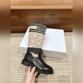 【Маури】 Длинные сапогиз шерсти Dior Высокоплотное импортное ткач