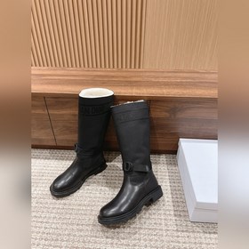 【Маури】 Длинные сапогиз шерсти Dior Высокоплотное импортное ткач