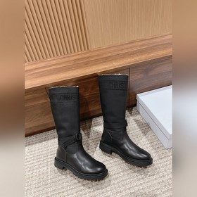 【Маури】 Длинные сапогиз шерсти Dior Высокоплотное импортное ткач