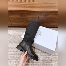 【Маури】 Длинные сапогиз шерсти Dior Высокоплотное импортное ткач