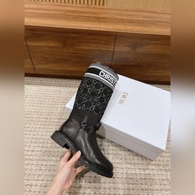 【Маури】 Длинные сапогиз шерсти Dior Высокоплотное импортное ткач