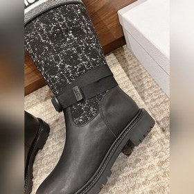 【Маури】 Длинные сапогиз шерсти Dior Высокоплотное импортное ткач