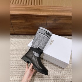 【Маури】 Длинные сапогиз шерсти Dior Высокоплотное импортное ткач