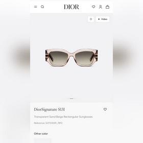 DIOR MOD： Signature S13F Размер： 55, 18-140