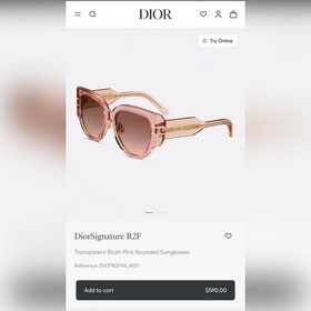 DIOR MOD： Signature R2F Размер： 55-18-140