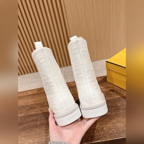 Новые зимние и осенние шерстяные сапоги Fendi из кожи меха. Очень