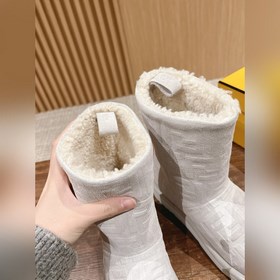 Новые зимние и осенние шерстяные сапоги Fendi из кожи меха. Очень
