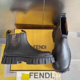 Топовая версия： ботинки Fendi Новая модель Force с шнурками, тол