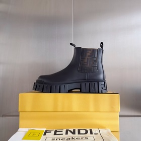 Топовая версия： ботинки Fendi Новая модель Force с шнурками, тол