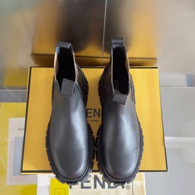 Топовая версия： ботинки Fendi Новая модель Force с шнурками, тол
