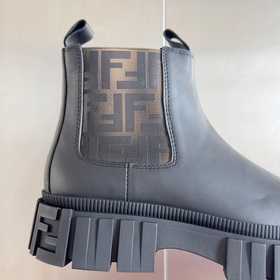 Топовая версия： ботинки Fendi Новая модель Force с шнурками, тол