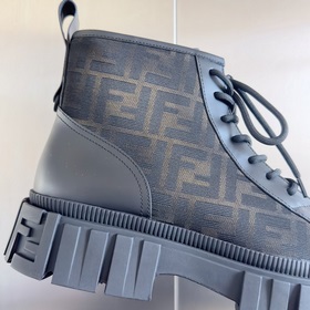 Топовая версия： ботинки Fendi Новая модель Force с шнурками, тол
