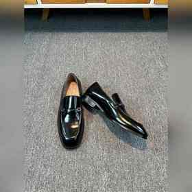 Ferragamo мужские кожаные туфли, верх из импортной кожи с открыты
