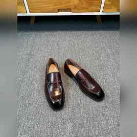 Ferragamo мужские кожаные туфли, верх из импортной кожи, подкладк