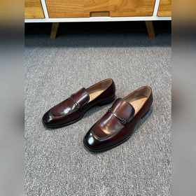 Ferragamo мужские кожаные туфли, верх из импортной кожи, подкладк