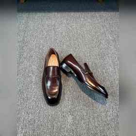 Ferragamo мужские кожаные туфли, верх из импортной кожи, подкладк