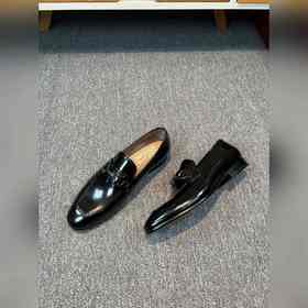 Ferragamo мужские кожаные туфли, верх из импортной кожи с открыты