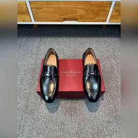 Ferragamo мужские кожаные туфли, верх из импортной кожи, подкладк