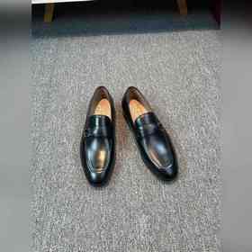 Ferragamo мужские кожаные туфли, верх из импортной кожи, подкладк