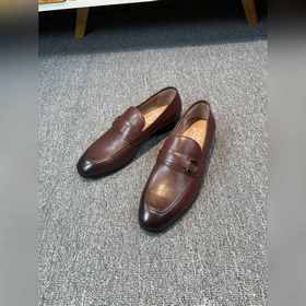 Ferragamo мужские кожаные туфли, верх из импортной кожи, подкладк