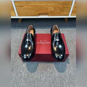 Ferragamo мужские кожаные туфли, верх из импортной кожи, подкладк