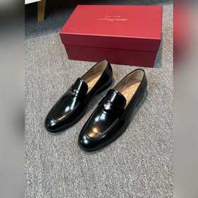 Ferragamo мужские кожаные туфли, верх из импортной кожи, подкладк