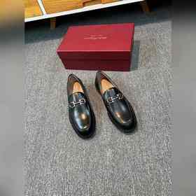 Ferragamo мужские кожаные туфли, верх из импортной кожи, подкладк