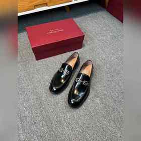 Ferragamo мужские кожаные туфли, верх из импортной кожи, подкладк