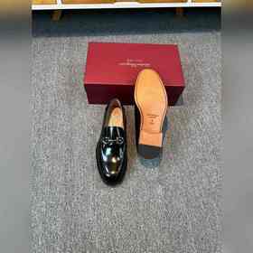 Ferragamo мужские кожаные туфли, верх из импортной кожи, подкладк