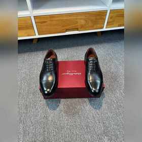 Ferragamo мужские кожаные туфли, верх из импортной кожи, подкладк