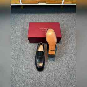 Ferragamo мужские кожаные туфли, верх из импортной кожи, подкладк