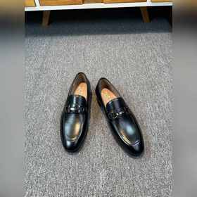 Ferragamo мужские кожаные туфли, верх из импортной кожи, подкладк