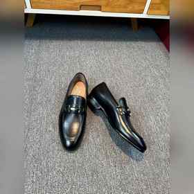 Ferragamo мужские кожаные туфли, верх из импортной кожи, подкладк