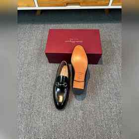 Ferragamo мужские кожаные туфли, верх из импортной кожи, подкладк