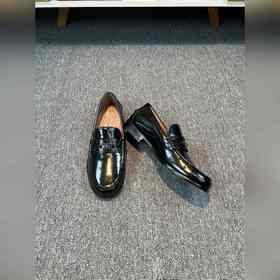 Ferragamo мужские кожаные туфли, верх из импортной кожи с открыты