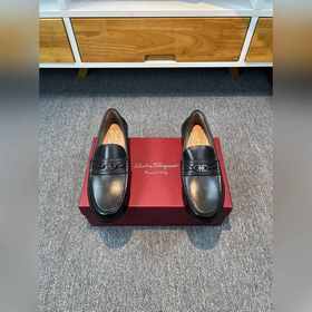 Ferragamo мужские кожаные туфли, верх из импортной кожи, подкладк