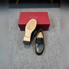 Ferragamo мужские кожаные туфли, верх из импортной кожи, подкладк