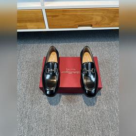 Ferragamo мужские кожаные туфли, верх из импортной кожи, подкладк