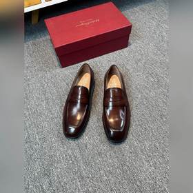 Ferragamo мужские кожаные туфли, верх из импортной кожи, подкладк