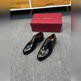 Ferragamo мужские кожаные туфли, верх из импортной кожи, подкладк
