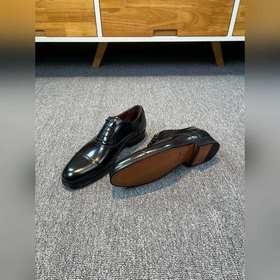 Ferragamo мужские кожаные туфли, верх из импортной кожи, подкладк
