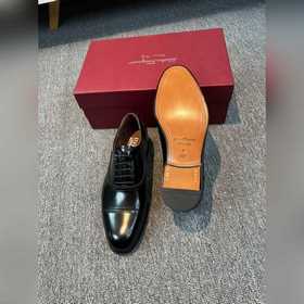 Ferragamo мужские кожаные туфли, верх из импортной кожи, подкладк