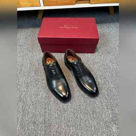 Ferragamo мужские кожаные туфли, верх из импортной кожи, подкладк