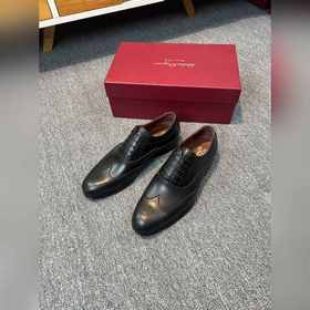 Ferragamo мужские кожаные туфли, верх из импортной кожи, подкладк