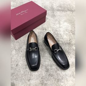 Ferragamo мужские кожаные туфли, верх из импортной кожи, открытый