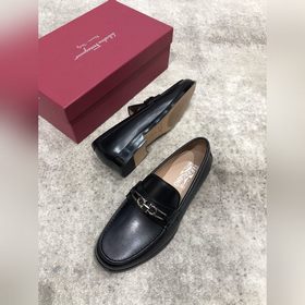 Ferragamo мужские кожаные туфли, верх из импортной кожи, открытый