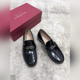 Ferragamo мужские кожаные туфли, верх из импортной кожи, открытый